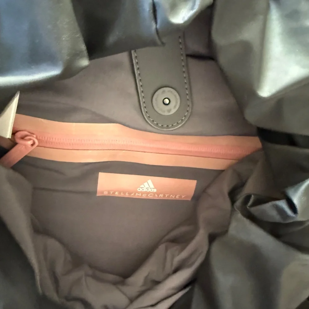 Stella McCartney and Adidas Backpack in Black with White Side Accent - Picture 6 of 7